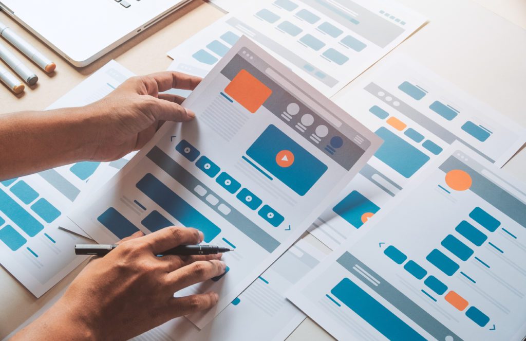 Multiple mockup charts